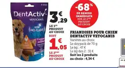 Maximarché DENTACTIV VETOCANIS Friandises pour chien offre