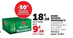 Maximarché HEINEKEN 5° Biere blonde offre