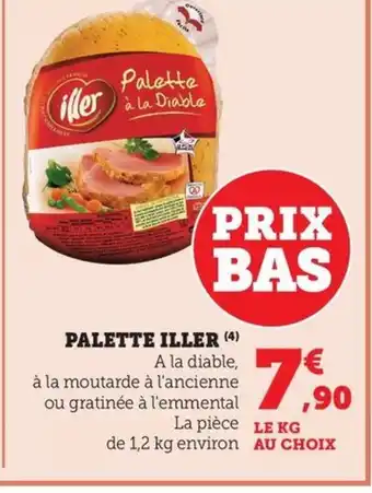 Maximarché ILLER Palette offre