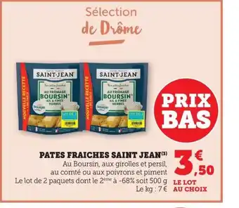 Maximarché SAINT JEAN Pates fraiches offre