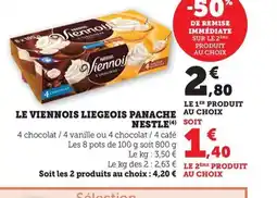 Maximarché Le viennois liegeois panache nestle offre