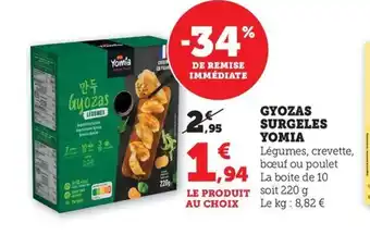 Maximarché YOMIA Gyozas surgeles offre