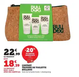 Maximarché BULLDOG Coffret trousse de toilette offre
