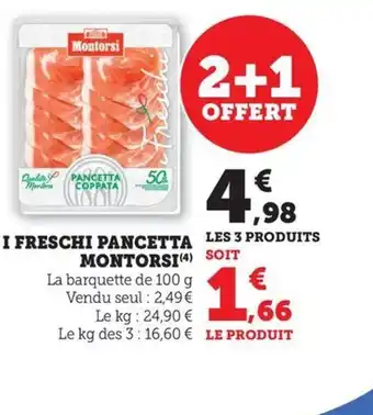 Maximarché MONTORSI I freschi pancetta offre