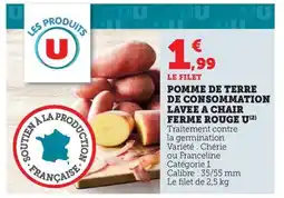 Maximarché Pomme de terre de consommation lavee a chair offre