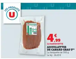 Maximarché Aiguillettes de canard gras u offre