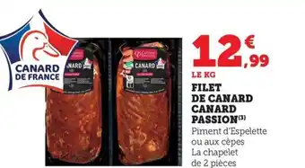 Maximarché Filet de canard canard passion offre