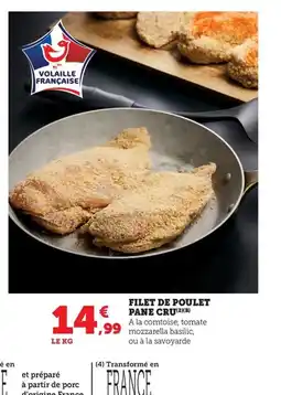 Maximarché Filet de poulet pane cru offre