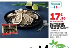 Maximarché Huître fine de bretagne prat ar coum offre