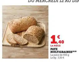 Maximarché Pave multigraines offre