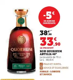 Super U Ron quorhum antilia 40° offre