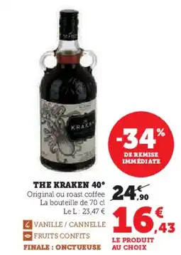 Super U The kraken 40° offre