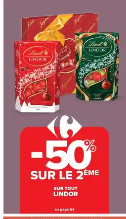 Carrefour Market LINDOR Sur tout offre