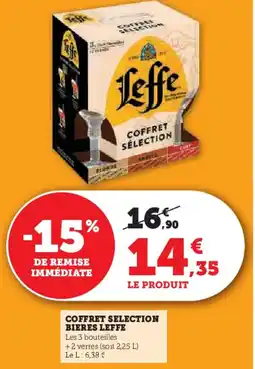 Super U Coffret selection bieres leffe offre