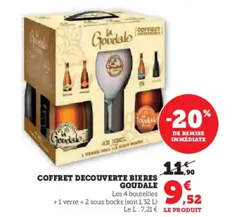 Super U Coffret decouverte bieres goudale offre