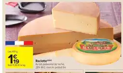 Carrefour Market Raclette offre