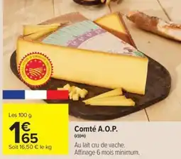 Carrefour Market Comté A.O.P. offre