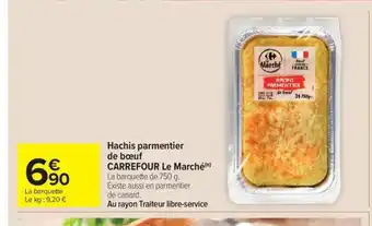 Carrefour Market CARREFOUR Hachis parmentier de bœuf offre