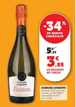 Super U Signore giuseppe offre