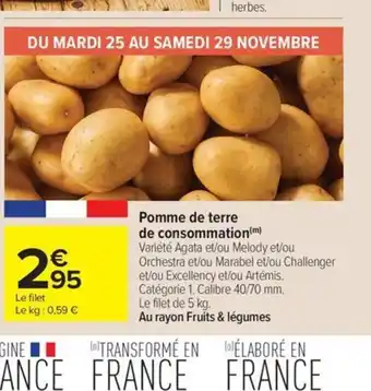 Carrefour Market Pomme de terre de consommation offre