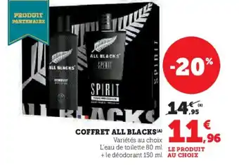 Super U Coffret all blacks offre