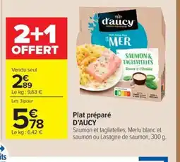 Carrefour Market D'AUCY Plat préparé offre