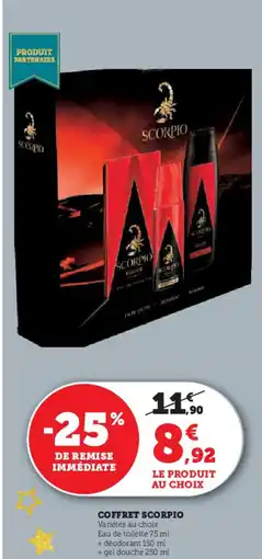 Super U Coffret scorpio offre
