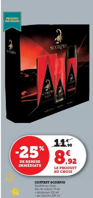 Super U Coffret scorpio offre