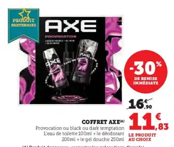 Super U Coffret axe offre