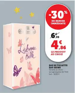 Super U Eau de toilette eau jeune offre