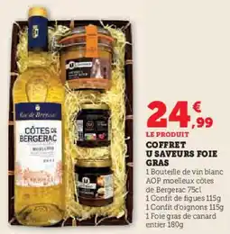 Super U Coffret u saveurs foie gras offre