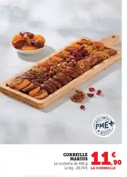 Super U Corbeille marius offre