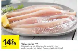 Carrefour Market Filet de merlan offre