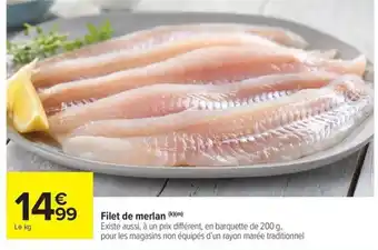 Carrefour Market Filet de merlan offre