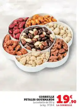 Super U Corbeille petales gourmands offre