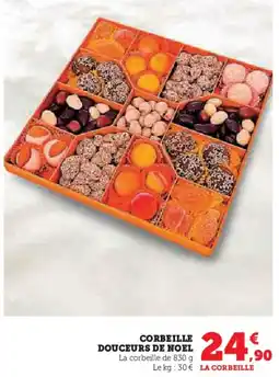 Super U Corbeille douceurs de noel offre