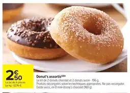 Carrefour Market Donut's assortis offre