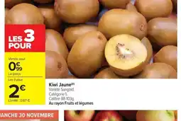 Carrefour Market Kiwi Jaune offre