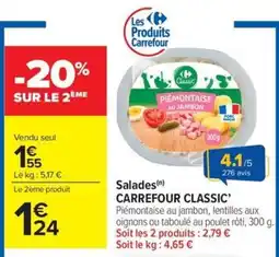 Carrefour Market CARREFOUR CLASSIC Salades offre