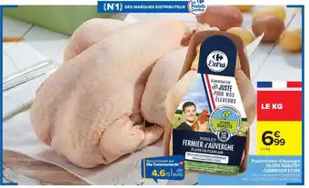 Carrefour Market FILIÈRE QUALITÉ CARREFOUR EXTRA Poulet fermier d'Auvergne offre