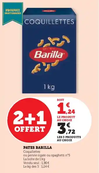 Hyper U Pates barilla offre