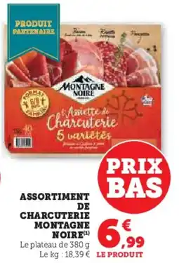 Hyper U Assortiment de charcuterie montagne noire offre