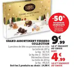 Hyper U Grand assortiment ferrero collection offre