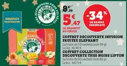 Hyper U Coffret decouverte infusion fruitee elephant offre