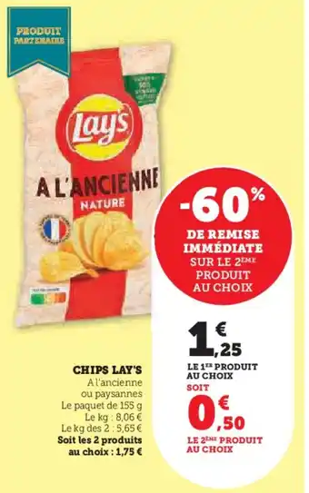Hyper U Chips lay's offre