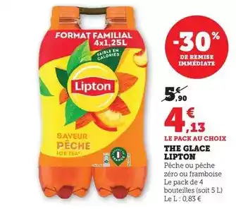 Maximarché Lipton - the glace offre