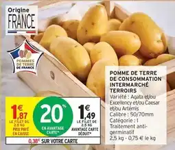 Intermarché Express Pomme de terre de consommation intermarché offre