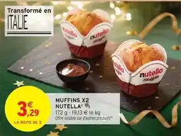 Intermarché Express Nutella - muffins x2 offre