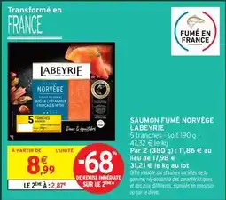 Intermarché Express Labeyrie - saumon fumé norvège offre