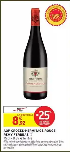 Intermarché Express Signal - aop crozes-hermitage rouge offre